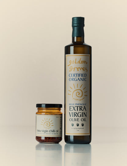 The Chilli Set: Extra Virgin Olive Oil & Chilli Oil
