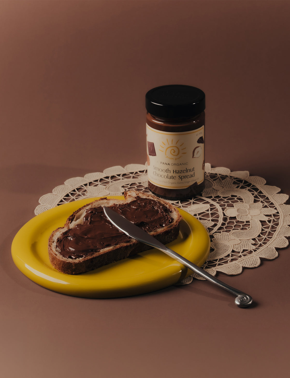 Golden Groves x Pana Organic Smooth Hazelnut Chocolate Spread