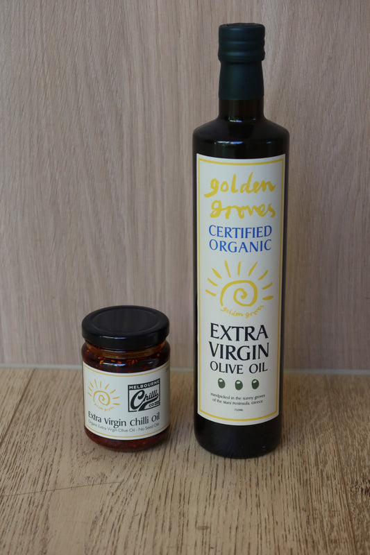 The Chilli Set: Extra Virgin Olive Oil & Chilli Oil