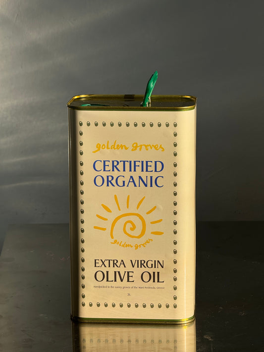 Organic Extra Virgin Olive Oil 3L