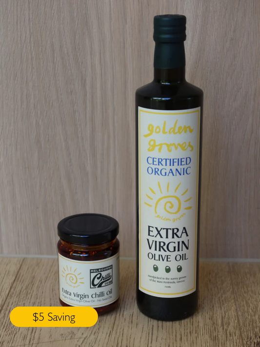 The Chilli Set: Extra Virgin Olive Oil & Chilli Oil